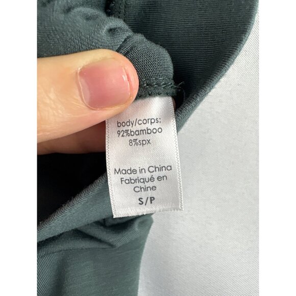 Women’s Small Eberjay Olive Green Bamboo Lounge Shorts - Picture 5 of 5